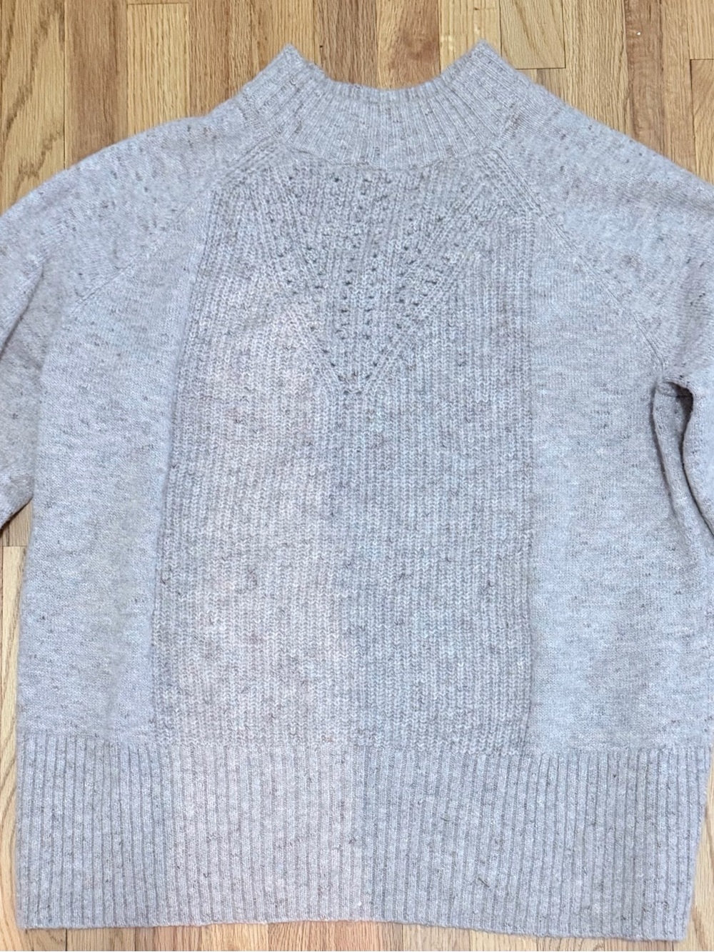 LC Lauren Conrad Light Cream Knit Turtleneck Sweater